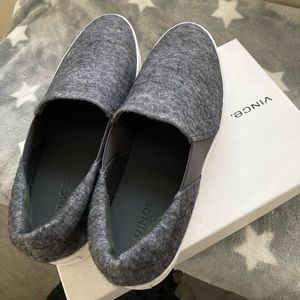Vince slip on wool sneakes